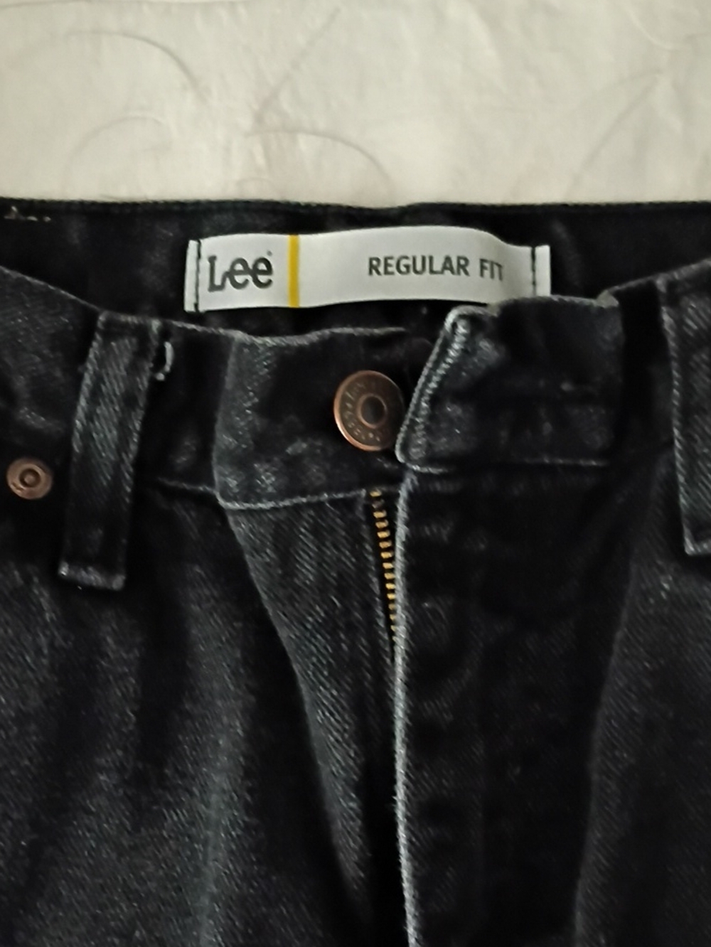 Lee Men's Black Relaxed Jeans